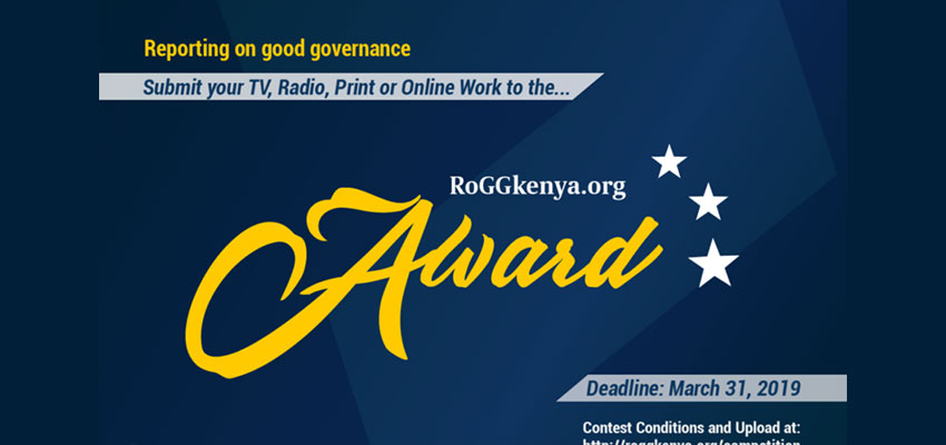 The RoGGKenya Award – Call for entries