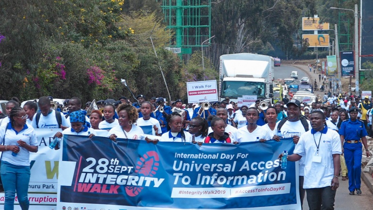 Integrity Walk 2019 – Marking the International Day for Universal Access to Information