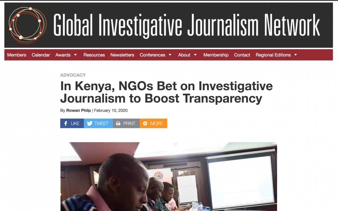 We were featured at the Global Investigative Journalism Network